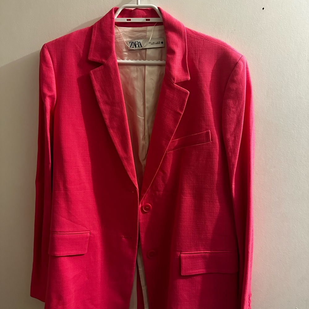Zara Vibrant Pink Jacket